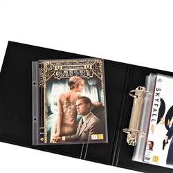 DVD hoesjes met ringbandgaten voor DVD opbergen - 100 stuks