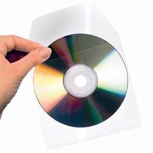 Zelfklevende CD hoesjes met sluiting - 10 stuks
