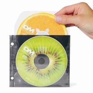 Dubbele cd hoesjes met ringband perforatie - 25 stuks