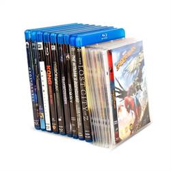 Blu-Ray opbergen: Blu-Ray-pakket - 50 Blu-Ray hoesjes, 2 ringbanden