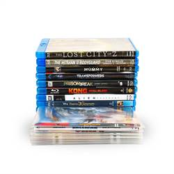 Blu-Ray opbergen: Blu-Ray-pakket - 50 Blu-Ray hoesjes, 2 ringbanden