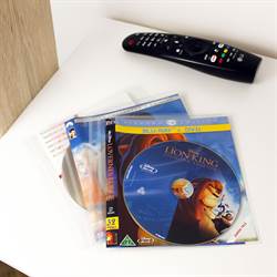 Blu-ray hoesjes met ringbandgaten voor het bewaren van Blu-ray