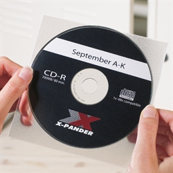Zelfklevende cd hoesjes met duimgreep - 10 stuks