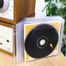 CD hoesjes met ringbandgaten voor CD opbergen - 100 stuks