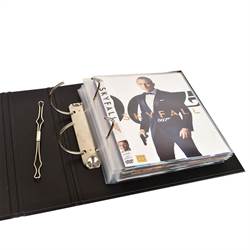 DVD hoesjes met ringbandgaten voor DVD opbergen - 100 stuks