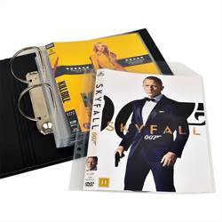 DVD hoesjes met ringbandgaten voor DVD opbergen - 100 stuks