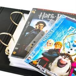 Bewaar jouw DVD films in ringbanden met DVD strips