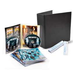 DVD-pakket - 50 Dubbele DVD hoesjes, 2 DVD-mappen, 50 strips