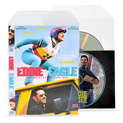 Enkele/dubbele DVD-hoesjes met vilt voor DVD-opslag - 50 st
