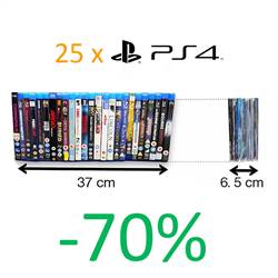 PS4 hoesjes - ruimtebesparend PS4-games opbergen - 25 stuks