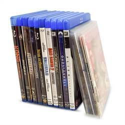 Blu-Ray opberghoesjes met ruimte voor de omslag - 50 stuks