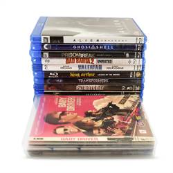 Blu-Ray opberghoesjes met ruimte voor de omslag - 50 stuks