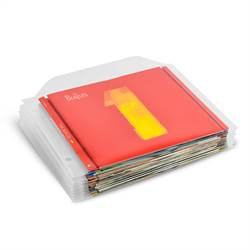CD-pakket - 100 CD hoesjes & 4 CD-mappen voor CD opbergen