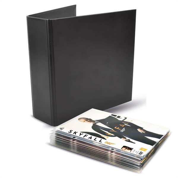 DVD-pakket - 100 DVD hoesjes, 4 DVD-mappen