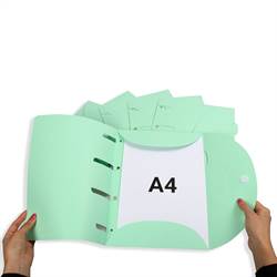 A4 SmartFolders - 6 Mappen In Assorti Kleuren - GLANZENDE VERSIE