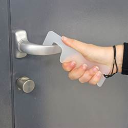 Hands-free acryl deuropener - 4 stuks