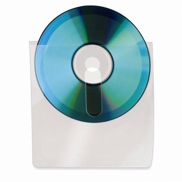 Figuur tekort Binnenshuis Zelfklevende cd hoesjes met duimgreep - 10 stuks